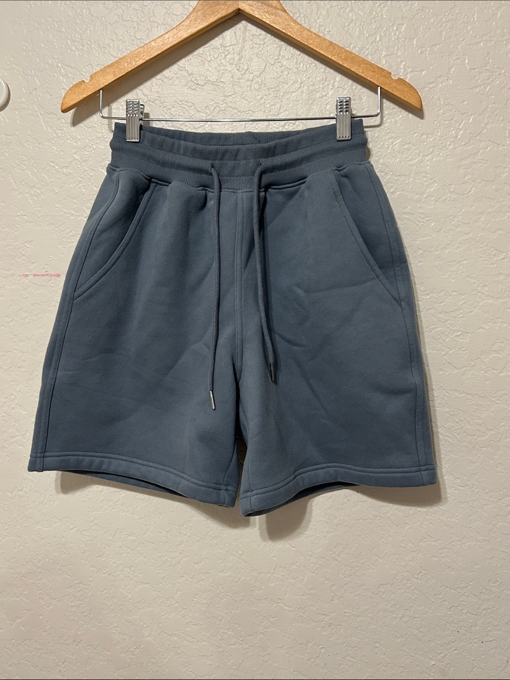 🎧Comfrt Drawstring Fleece Shorts in Blue size XS GUC